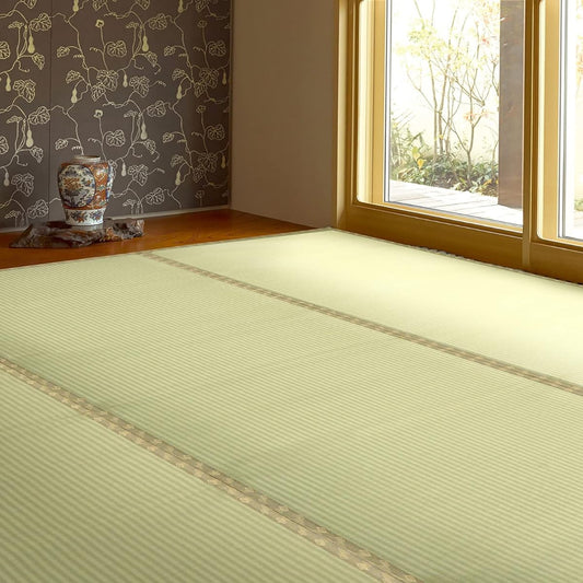 Hagiwara chemical surface overlay Edoma 8 tatami ``Gion'' Washable rush style carpet Childcare Nursing care Pet