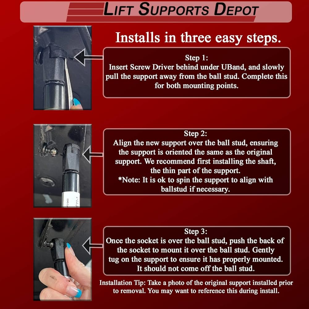 Quantity: 10mm nylon end lift support 7.5 inch expansion x 20 pounds.