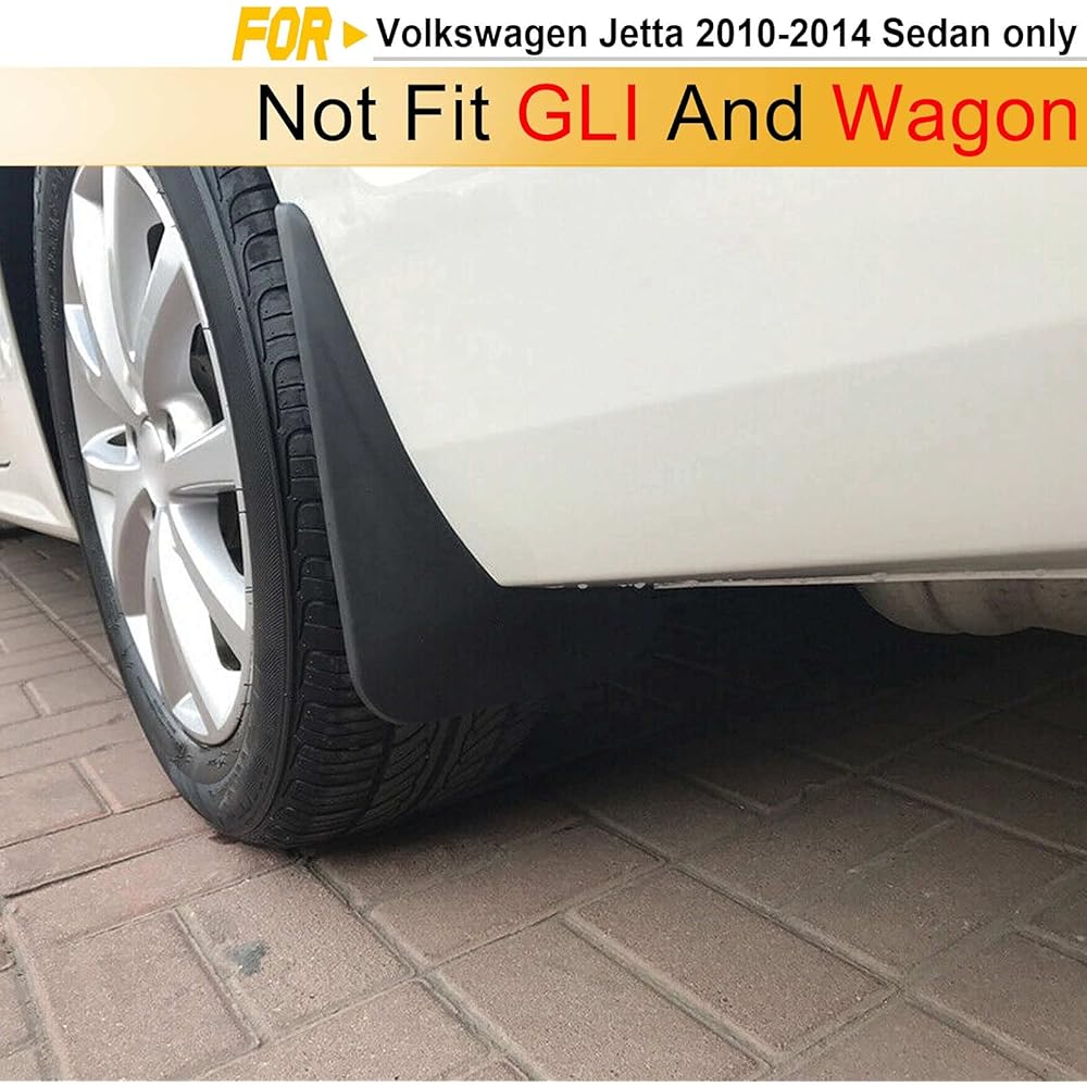 Mud Flaps Plash Guard Set for Volkswagen Jetta 2011 - 2014