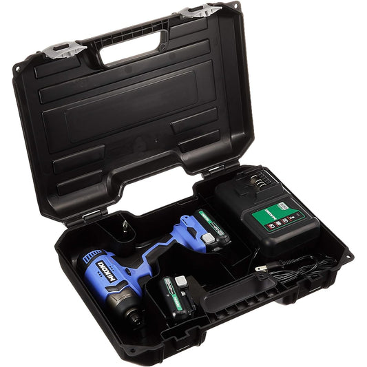 HiKOKI 10.8V Cordless Impact Driver 1.5Ah with 2 batteries, charger, and case FWH12DAL(2ES)