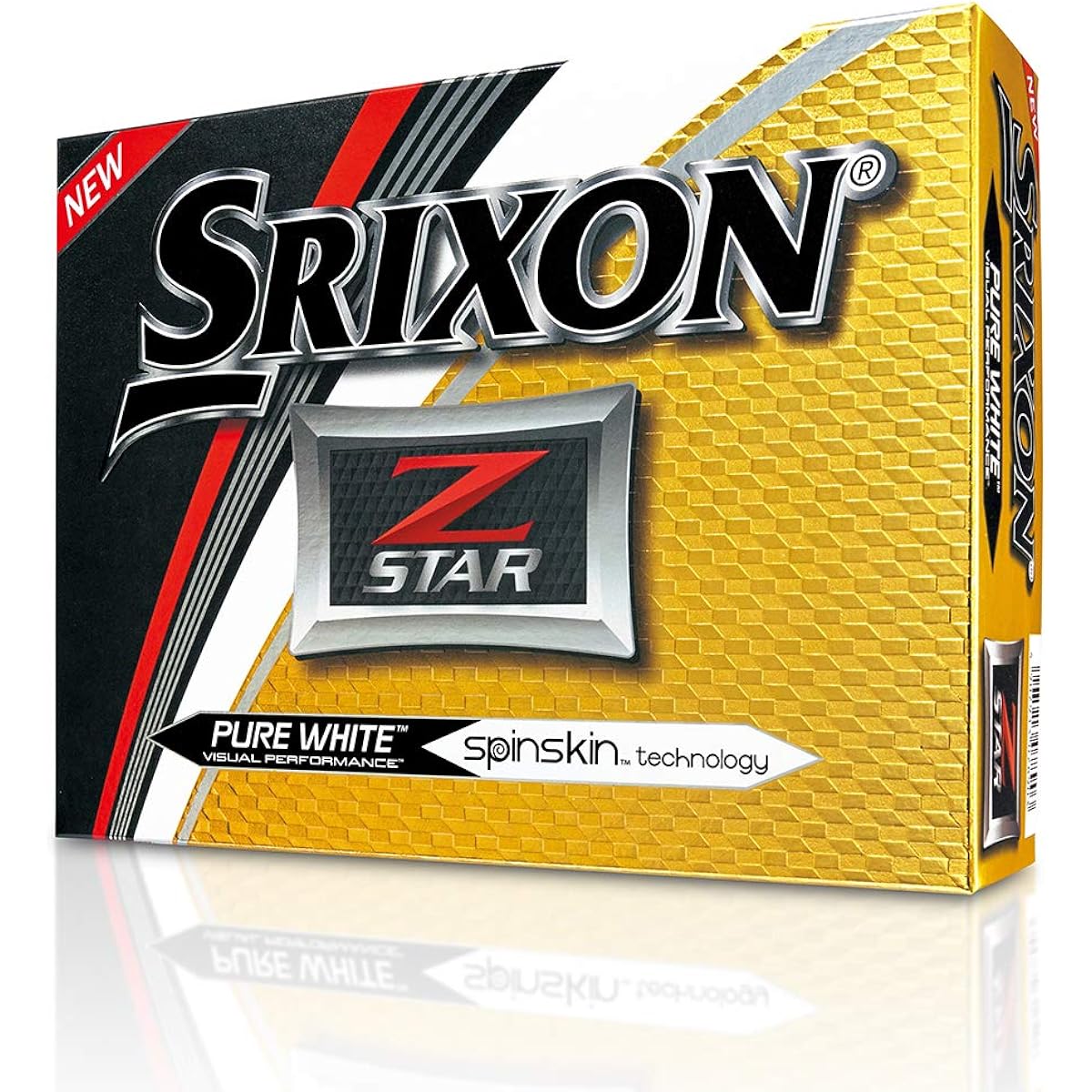 SRIXON Golf Ball Z-Star Z-Star Golf Ball 3-Piece Construction 2017 Model (1 Dozen) Parallel Import White 3-Piece Construction