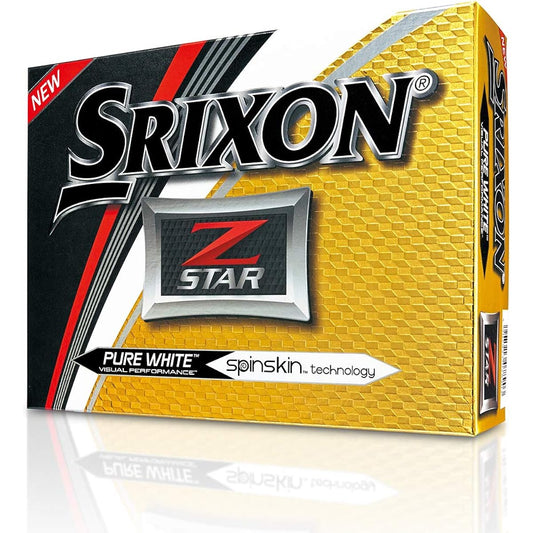 SRIXON Golf Ball Z-Star Z-Star Golf Ball 3-Piece Construction 2017 Model (1 Dozen) Parallel Import White 3-Piece Construction