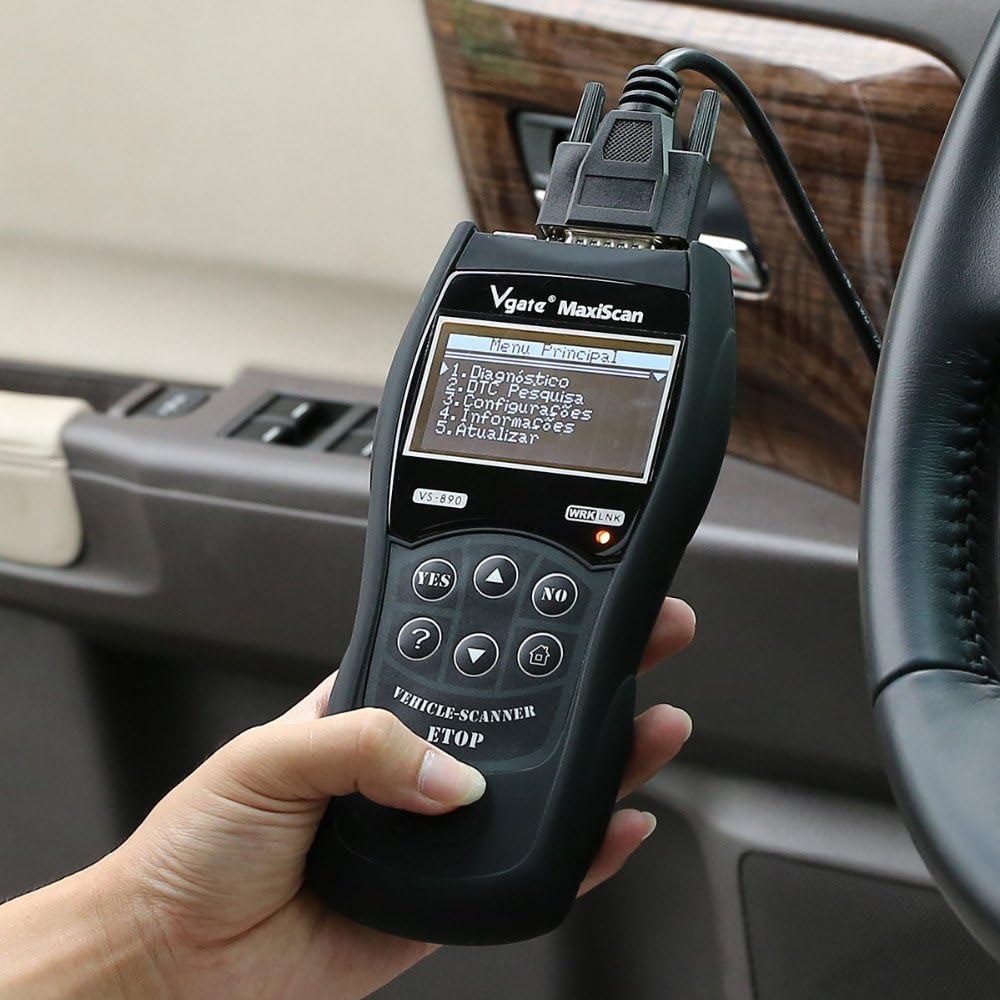 USM STORE [Origin] Vgate Maxiscan VS890 OBD2 For managing your car OBD2 Fault diagnosis machine Fault diagnosis machine Easy to install Detailed diagnosis of car condition VS890
