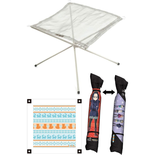 Yuru Camp△ Fire Stand Bonfire Stand Easy Assembly Simple Table with Storage Bag Chiaki Ogaki Aki-chan Solo Camp