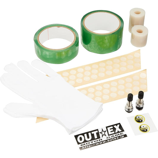 Outex Clear-Tubeless Kit CRF1000L Africa Twin/KTM 950 990 ADVENTURE/Triumph NEW TIGER 800XC Front and Rear Set