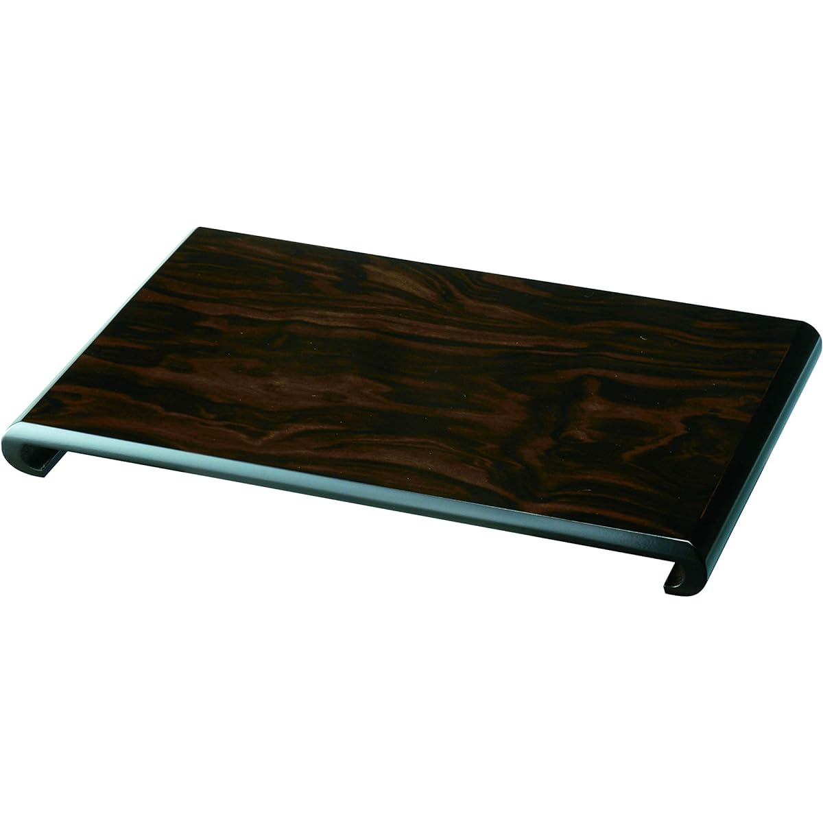 Yamaga Lacquerware Shop Wooden Flower Stand Chestnut Stand Ebony Style 42cm No. 14 Tokonoma Entrance Floor Plate Doll Stand Ornament Object Interior Stylish Made in Japan Domestic Western Room Japanese Room Respect for the Aged Day Gift Retirement Gift S