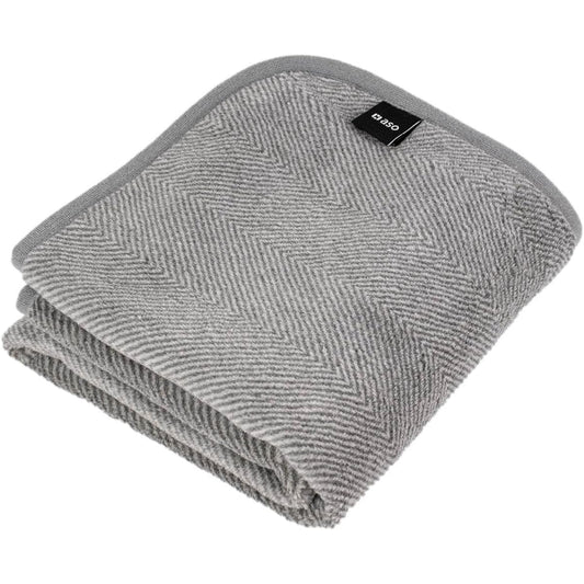 [aso] charco blanket charco blanket throw Kishu binchotan fiber deodorizing thermal fleece domestically made compact herringbone gray no-sb277-gr