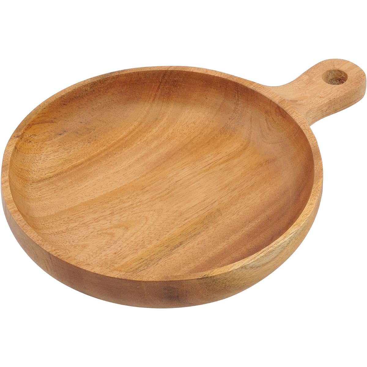 Captain Stag (CAPTAIN STAG) Wooden tableware, tableware, curry dish, plate, plate with handle [17/20/25cm] Wood bracelet