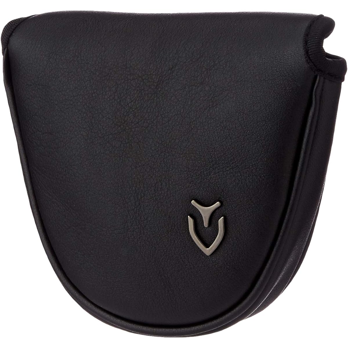 [Bezel] LEATHER PC HC2217-02 WH Leather Putter Cover Black