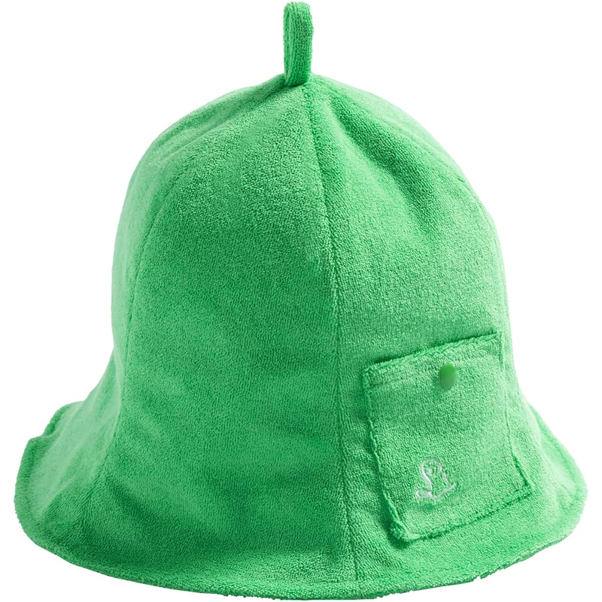 [Loo&c] Sauna Hat Women's Plain Simple Towel Fabric Pile Sauna Cap with Pocket Sauna Goods Men's Washable Outdoor