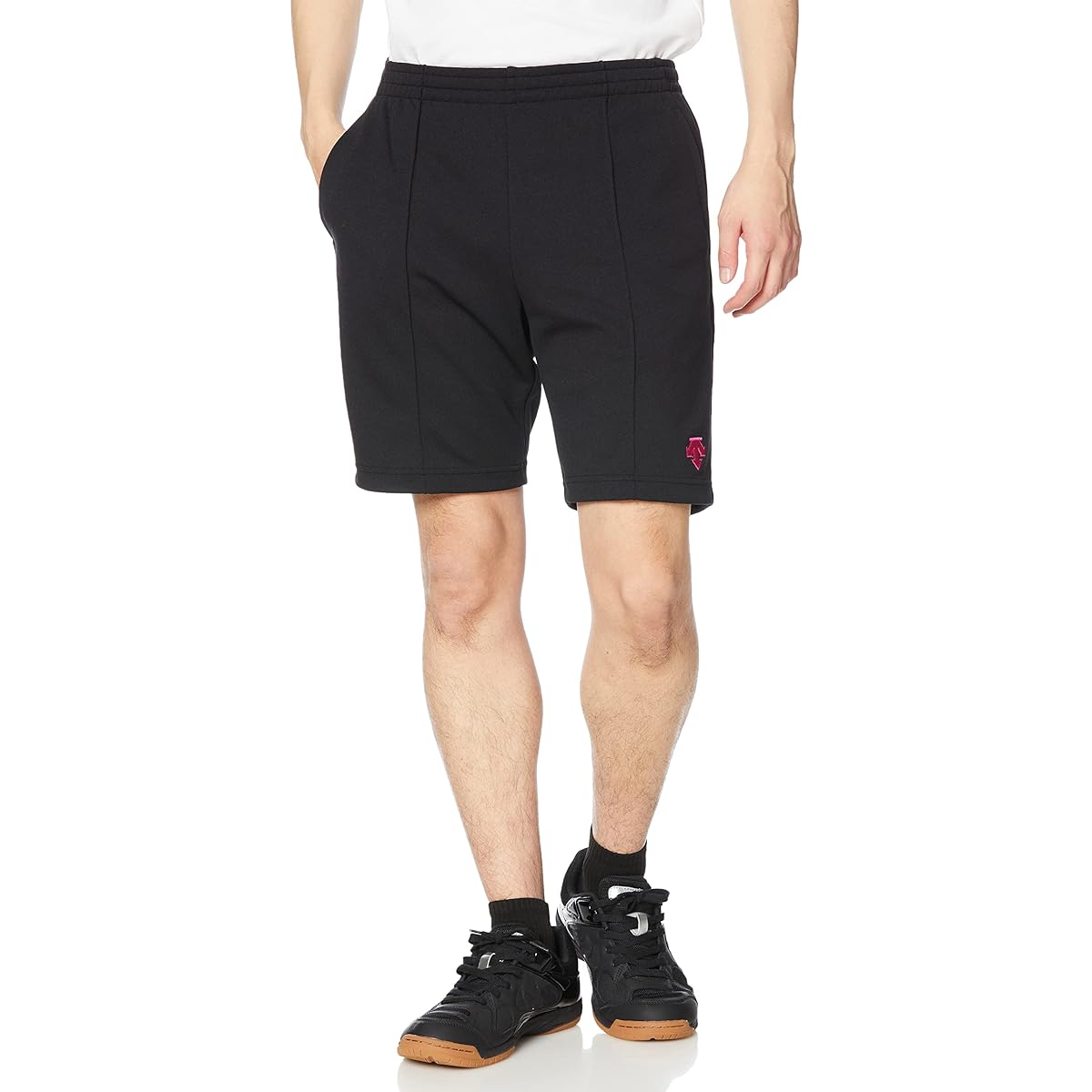 Descente Volleyball Shorts, Classic, Sweat Absorbent, Dry, Stretch, Loose Silhouette, Unisex, Men's, Women's, Practice