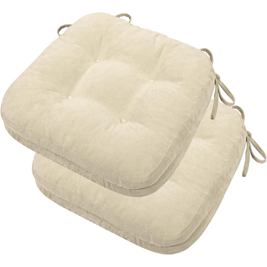 TanYoo Zabuton Cushion, Chair Cushion, Thick 7cm, Memory Foam + High Resilience, Double Layer Construction, Zabuton, Chair Cushion, Memory Foam Cushion, Chair Cushion, Floor Cushion, High Resilience Zabuton, Horseshoe-shaped Zabuton, Non-slip Zabuton wit