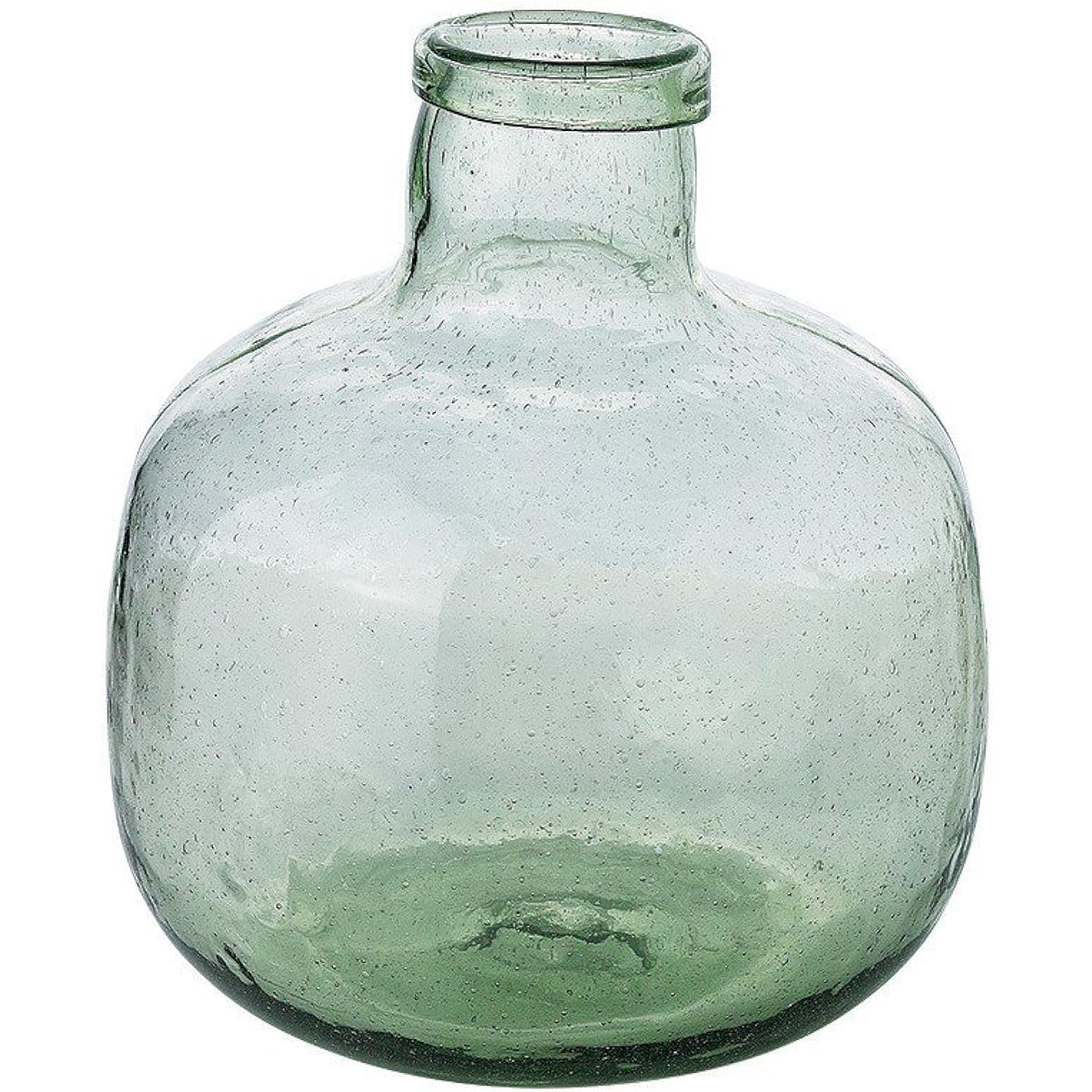 SPICE OF LIFE Vase Classical Glass Flower Base G Diameter 22cm Height 28cm Recycled Glass Handmade LKDT2530