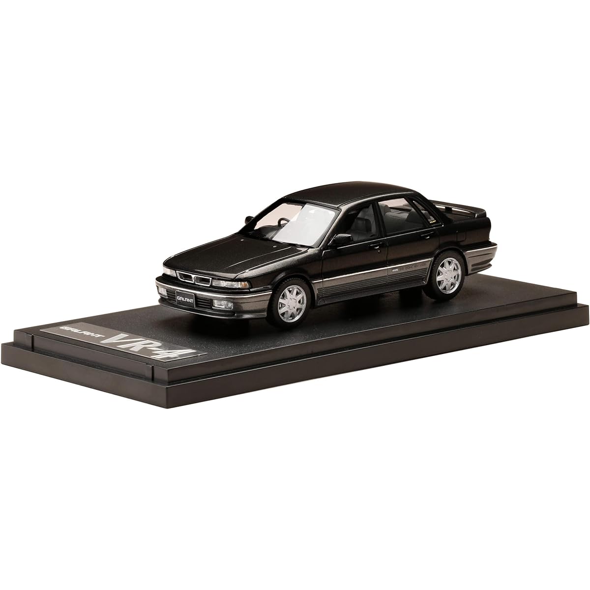 MARK43 1/43 Mitsubishi Galant VR-4 (E39A) 1990 Lamp Black/Chateau Silver 2 Tone Finished Product