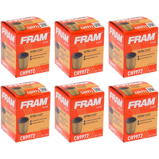 CH9972 Full flow lubrication cartridge filter 6 packs