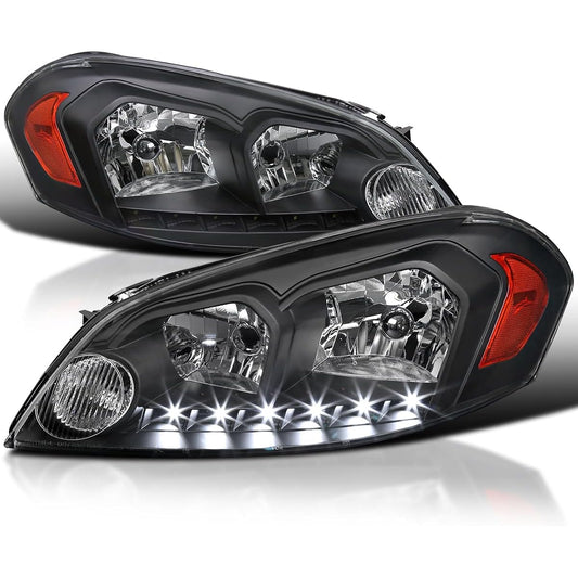 Spec-D Tuning 2LH-IPA06JM-V2-RS Black Headlight (Europe)