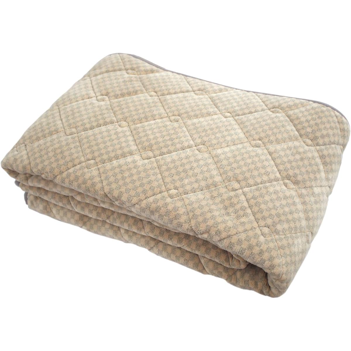 Romance Kosugi Bed Pad Beige Double (140 x 205 cm) Romance Bedrock Bath Bed Pad (Lightweight Type) 1-3335-7954-8400