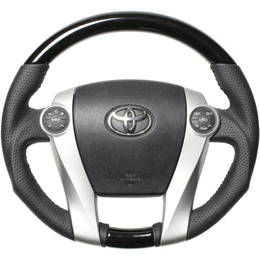 REAL Steering [Prius (30 series) including PHV] Original series Blackwood 30-2-BKW