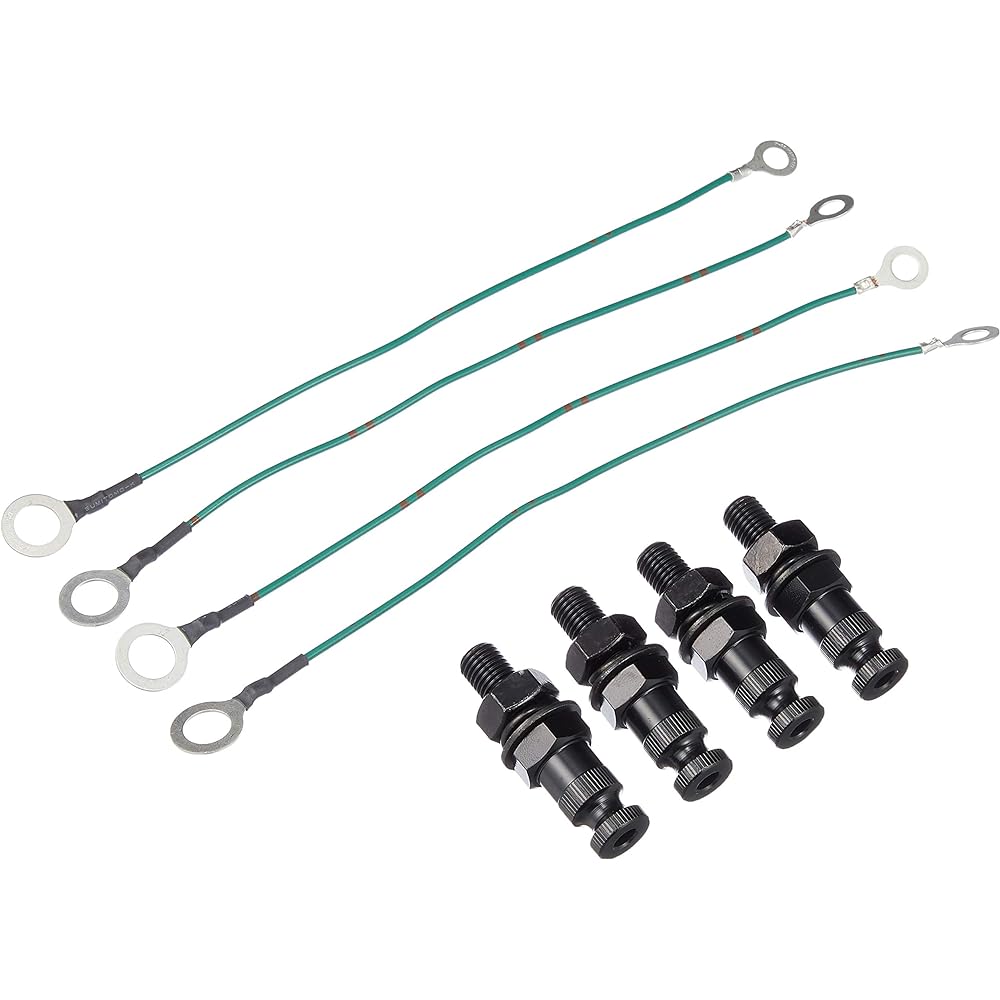 KITACO Round Mini Turn Signal Kit Monkey/Gorilla/Ape 50/Ape 100 Black/Clear 830-0302112