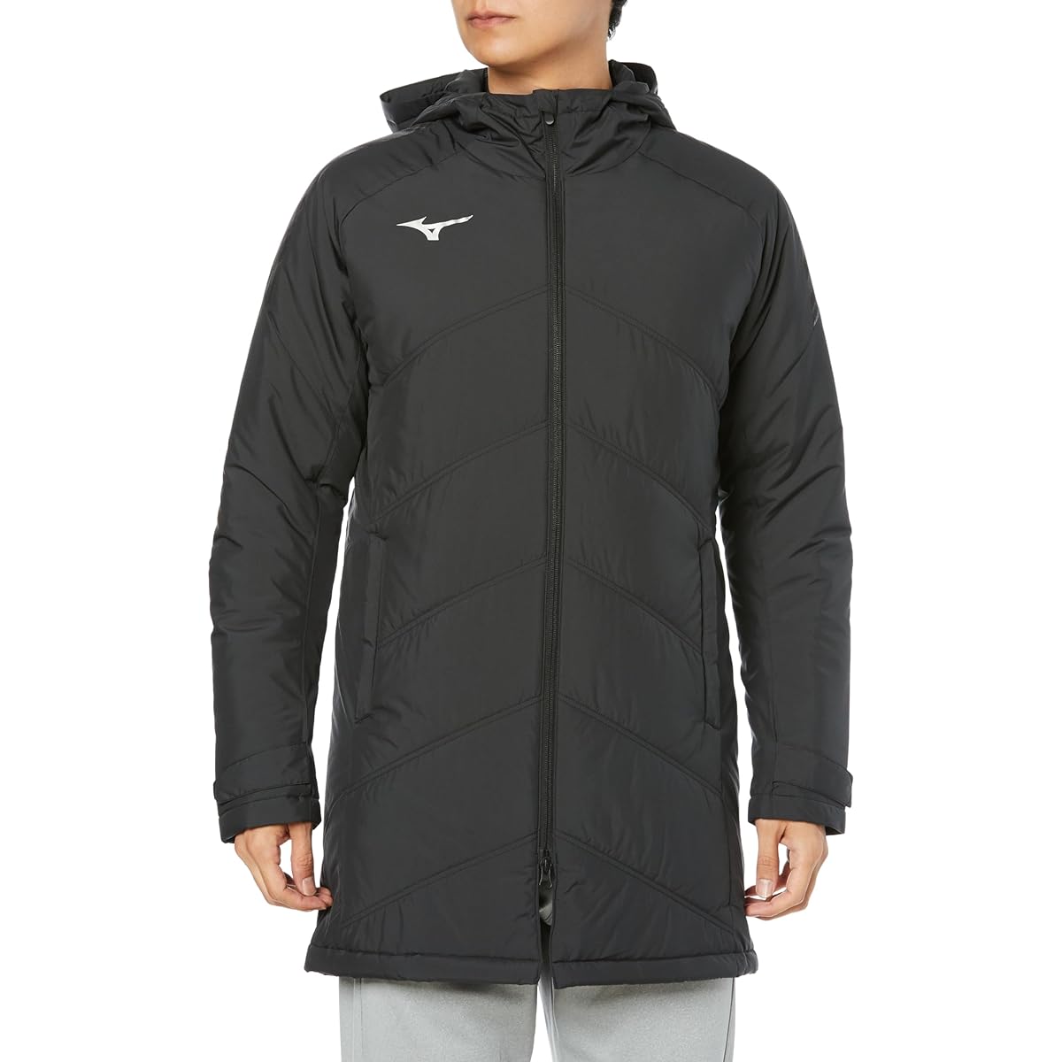 [Mizuno] Football Wear, Half Coat, Heat Retention, Water Repellent, P2MEA570