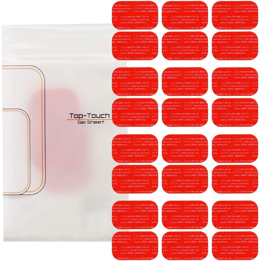 Top-Touch EMS compatible high conductive gel sheet adopted [Abs: Abs: 6 sheets x 2 sets] or [Body: Arms, legs, waist 2 sheets x 2 sets]