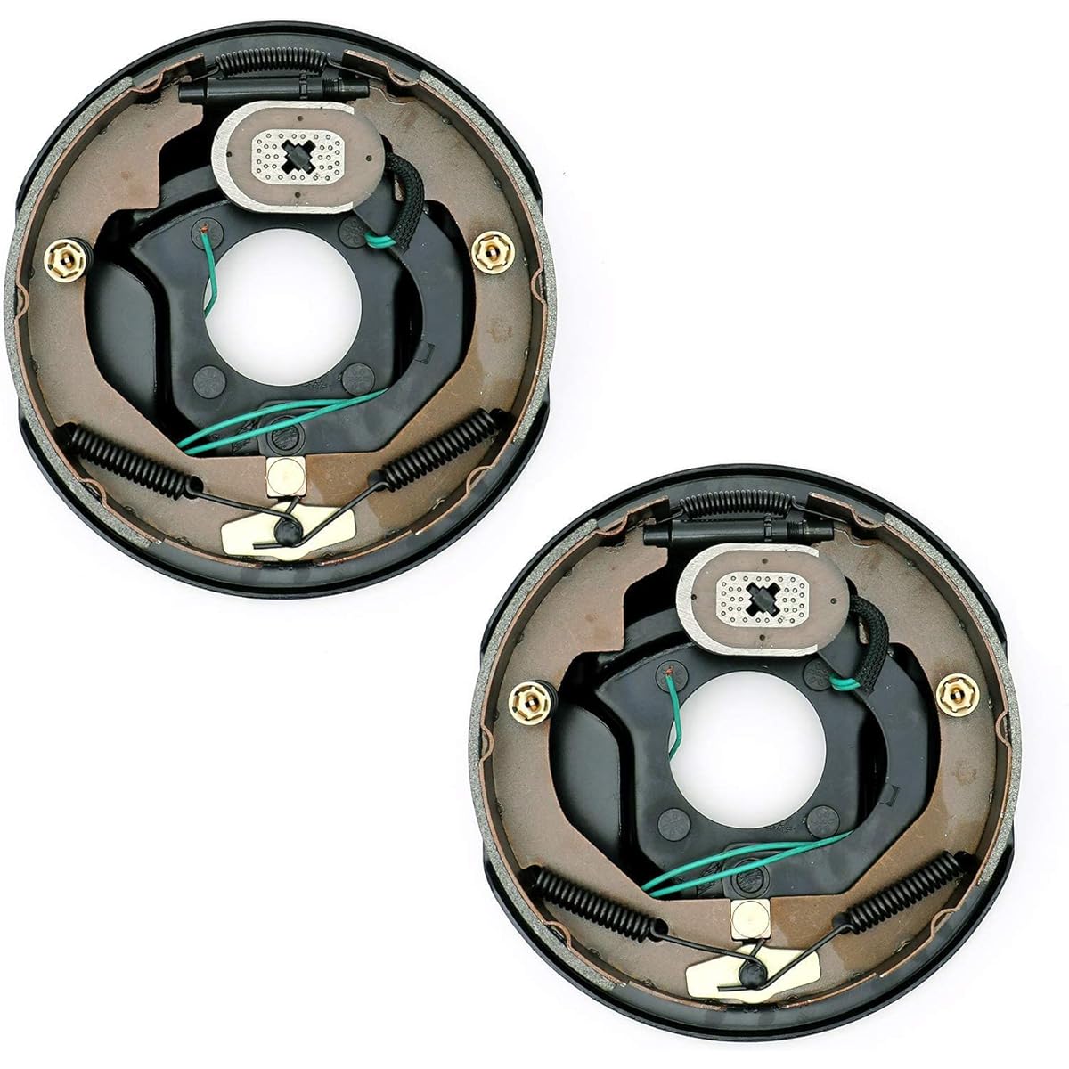 HICKS 2 Pack 10 inch x 2.25 Electric Trailer Brake Sembrilli left 3500 pound axle 10 x 2-1/4