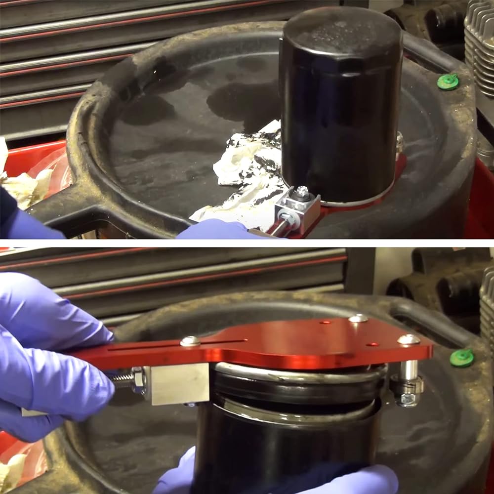 TADYAO oil filter cutter replacement 77750 filter cut range 2 3/8 inch-5 inches (red)