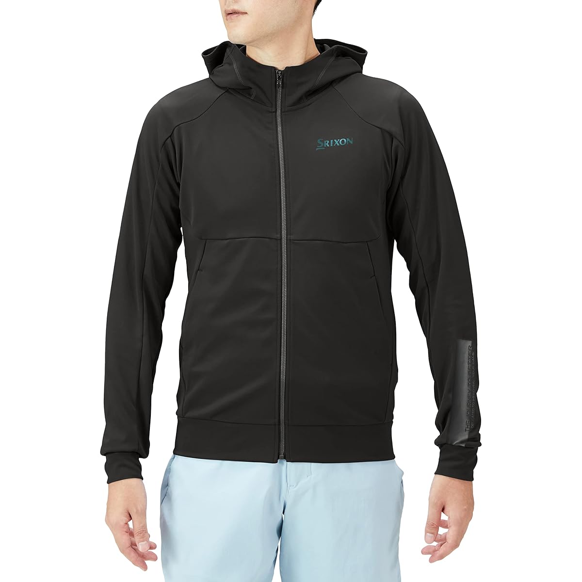 [SRIXON] 2022 Autumn/Winter Model Golf Cut and Sew [PRACTICE] Hooded Jacket Knit Sweat Absorbent Stretch UV Care (UPF15 or higher) Easy to Move Practice Men's