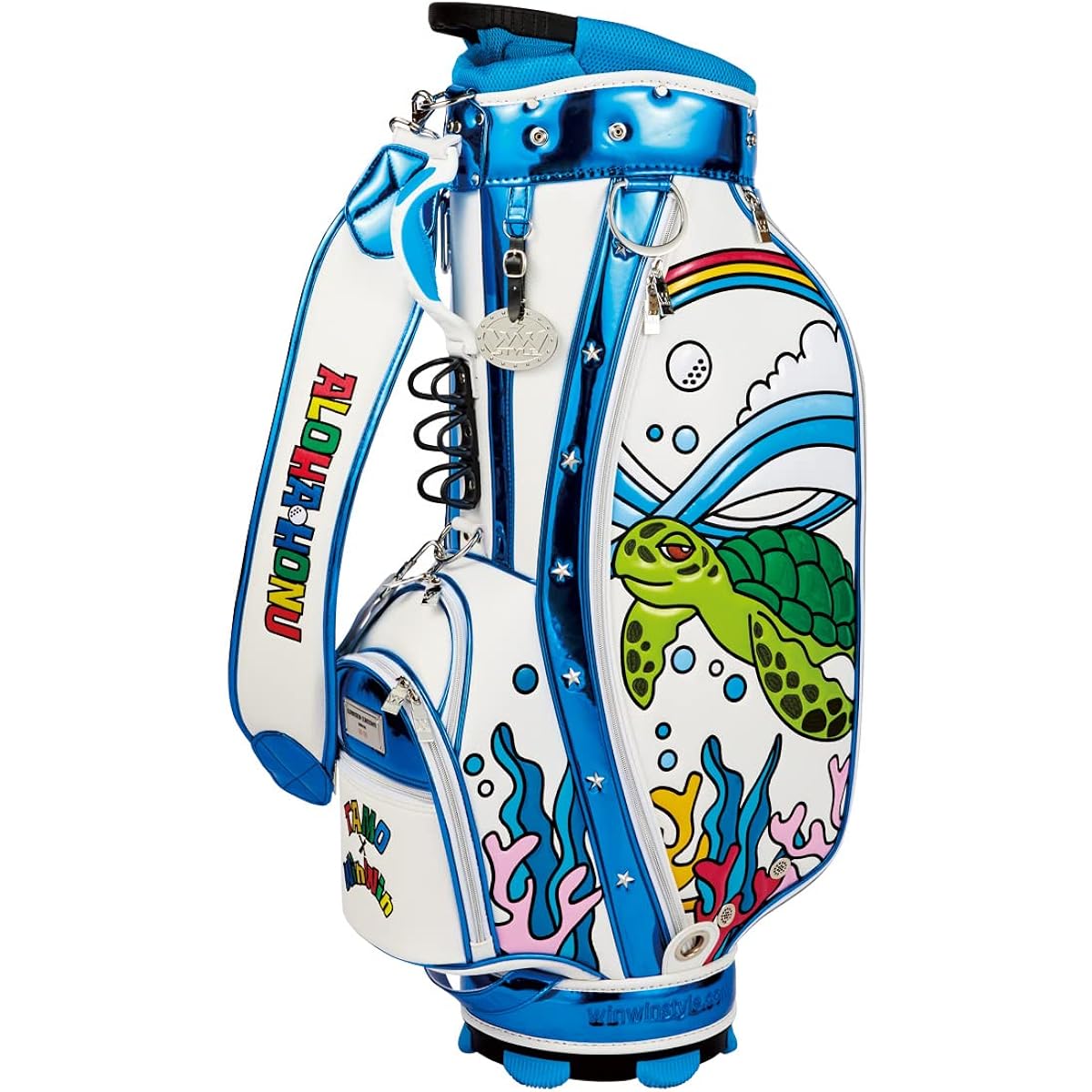WINWIN STYLE ALOHA HONU CART BAG LEM Cart bag CB-503 WH [Aloha Honu/TAMO collaboration model]