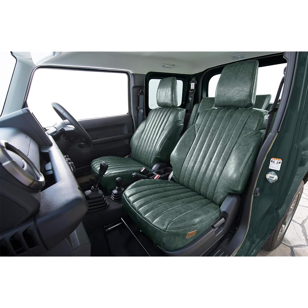 grace Seat Cover Antique Design S JB64 Jimny/JB74 Jimny Sierra Only Front Seat Only (1 Row) Moss Green S090A-AQ1-GR
