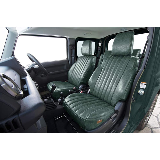 grace Seat Cover Antique Design S JB64 Jimny/JB74 Jimny Sierra Only Front Seat Only (1 Row) Moss Green S090A-AQ1-GR