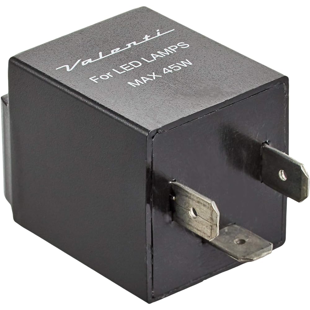 High flash control turn signal relay for cars equipped with 3-pin relays such as Nissan and Honda VALENTI DC12V Max 45W 1 piece VJ1001-FR2-1