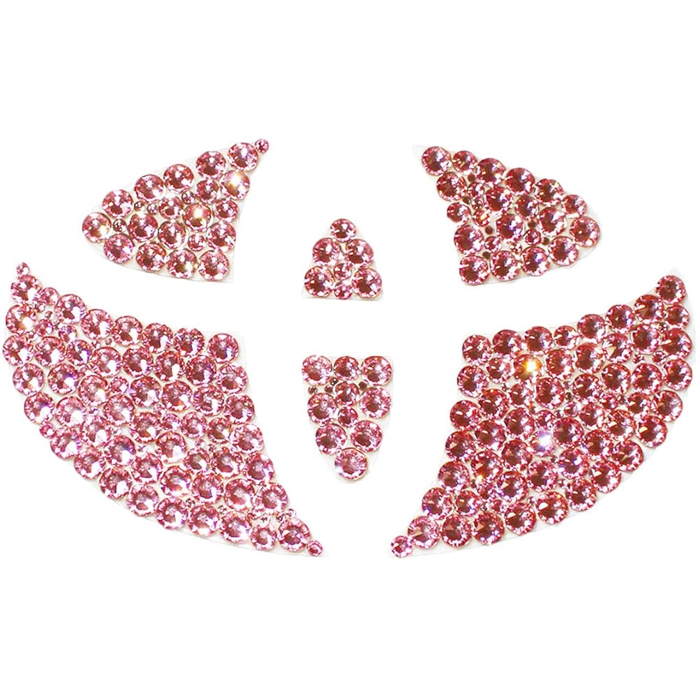 D.I Planning Swarovski [Rear ① Pink] Emblem Sticker Seal Toyota Dress Up Accessory Parts