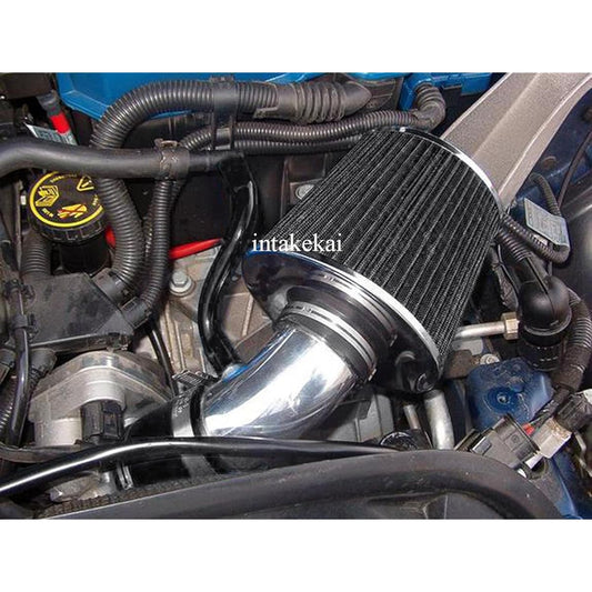 Intake KAI Performance Air Intake + Filter Cover 2002-2006 Mini Cooper Base Model 1.6 1.6L Engine (Black)