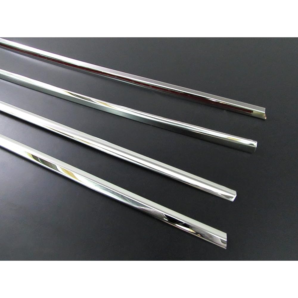 BRIGHTZ Prius PHV ZVW52 Super Mirror Stainless Plated Window Mall 4PC [WIN-SIL-106] ZVM M52 52 50 Prius PHV 23663