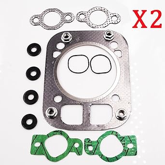 Cylinder Head Gasket Kit KOHLER 24-841-04S 24 841 03s 24 041 041 37-S 24 041 041 32 KOHLER CH25 CH730 CH740 CV25 Engine Head Gasket Kit (2 packs)