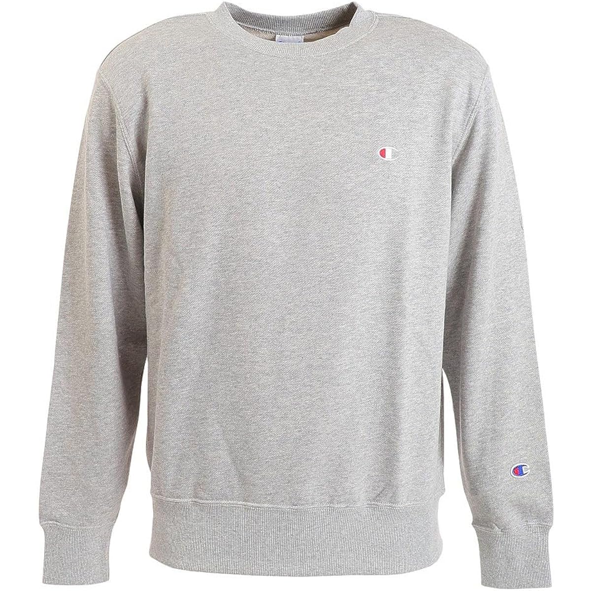 Champion C3-W001 Men's Sweatshirt, Long Sleeve, Round Neck, One Point Logo, Crew Neck Sweatshirt