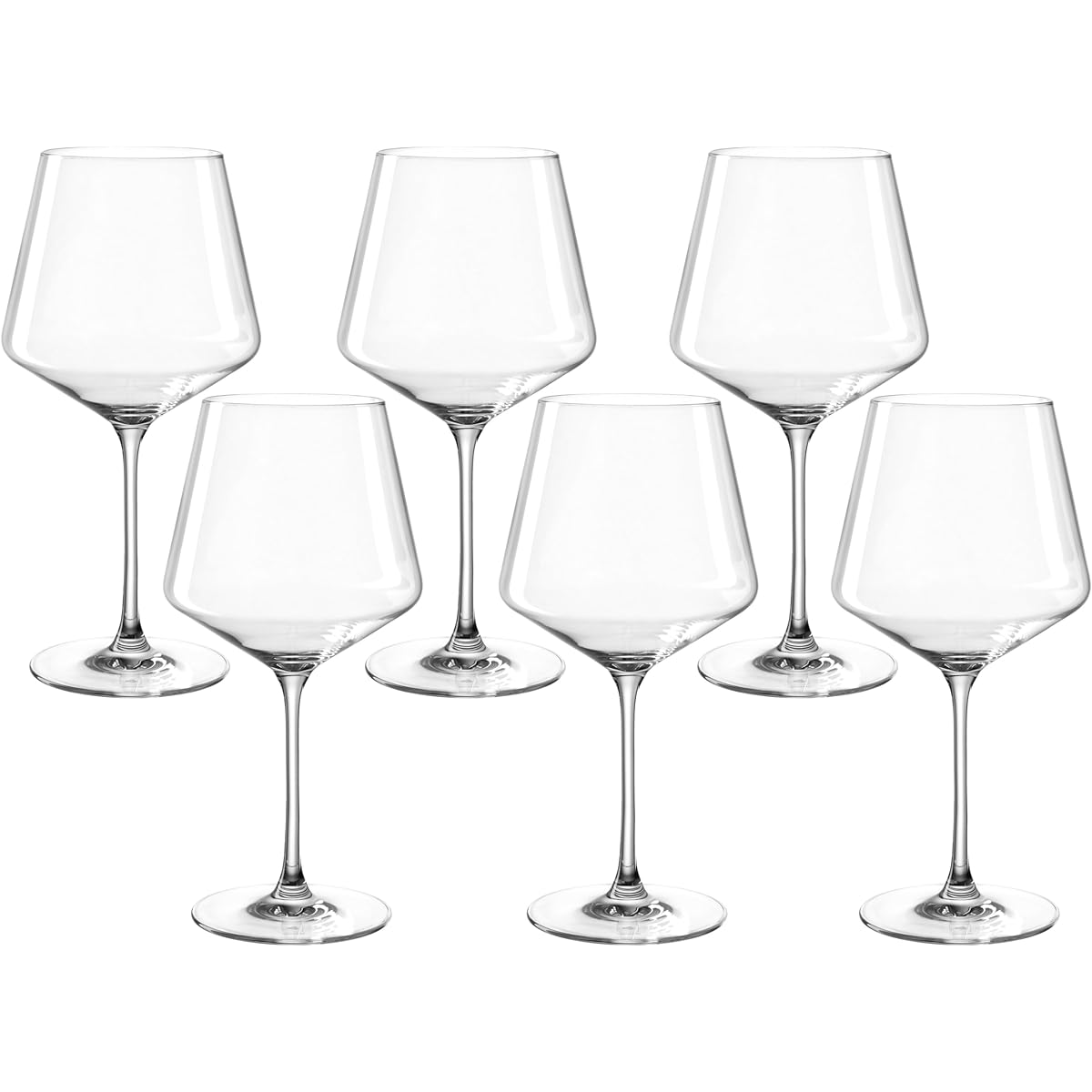 LEONARDO Wine Glass Clear Size:∅11.5×H23cm Burgundy Glass 730ml Puccini 069555 6 pieces