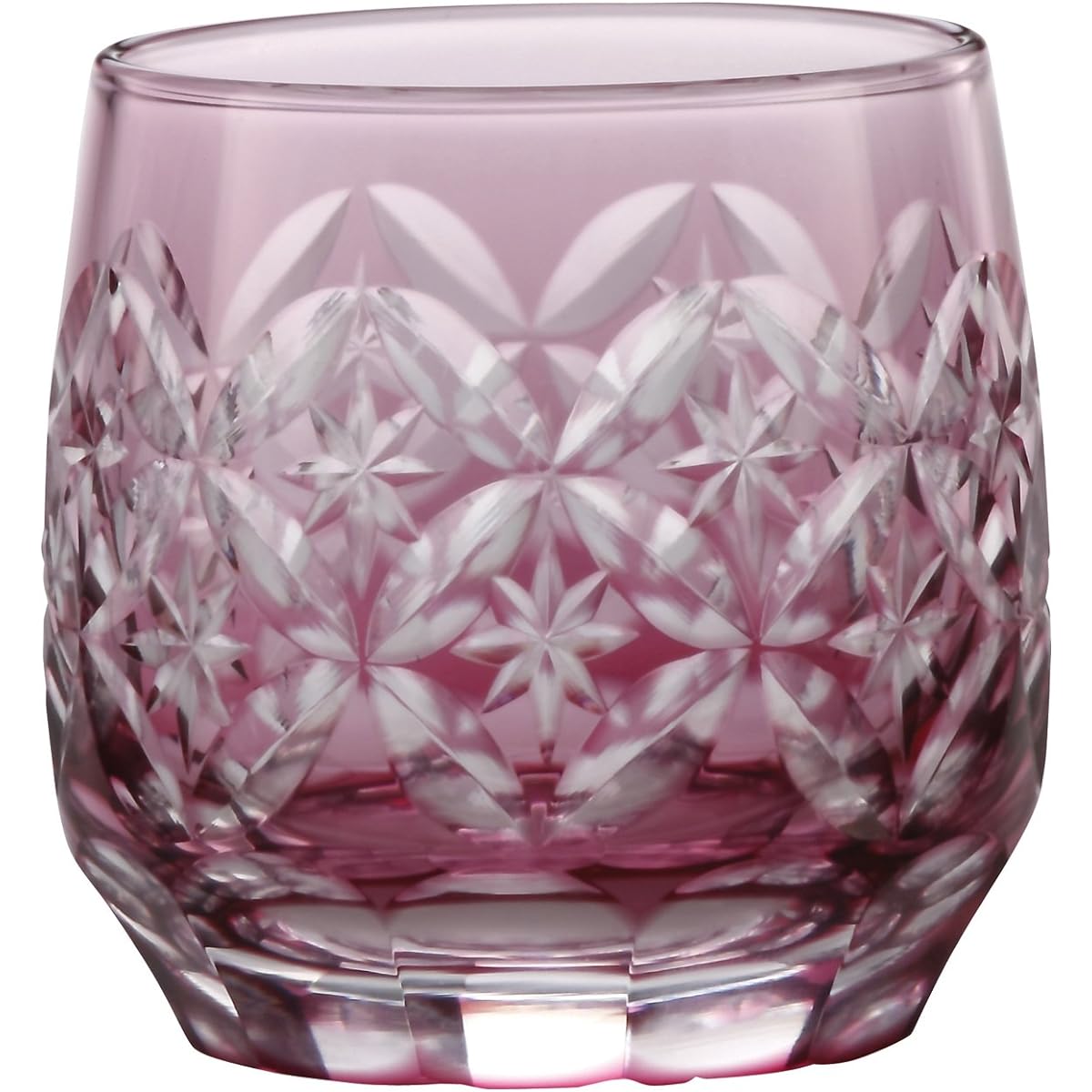 Sumida Edo Kirikokan Kaiseki Cup Cloisonne Connecting Stars (Gold Red) YTM-3 Pink