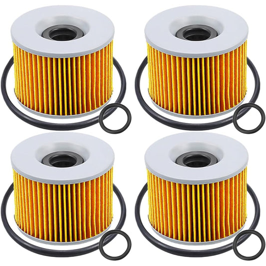Motorcycle Engine Parts Oil Filter Moto Guzzi 350 Quattro 4T 1974 1975 (Color : 4pcs-yellow)