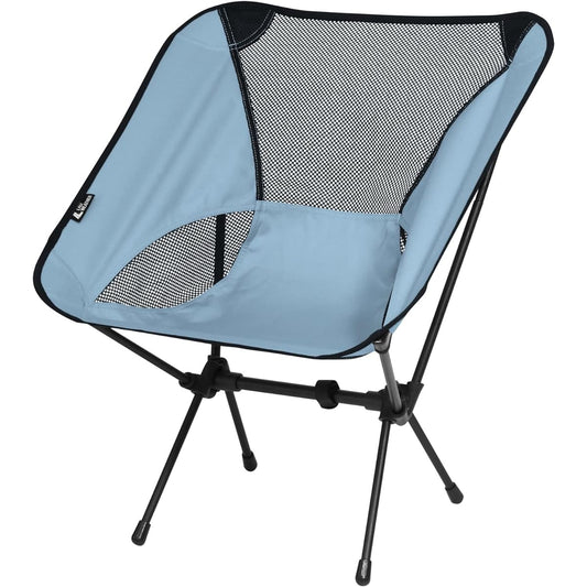 [Radweather] Outdoor Chair, Low Chair, Folding, Outdoor Camping Chair, Chair, Camping Equipment, Folding Chair (Light Blue)