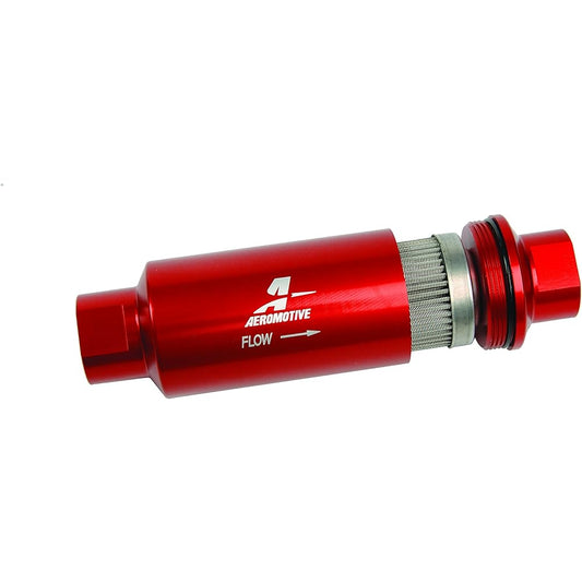 Aeromotive 12304 Red fuel filter (inline filter/100 microns)