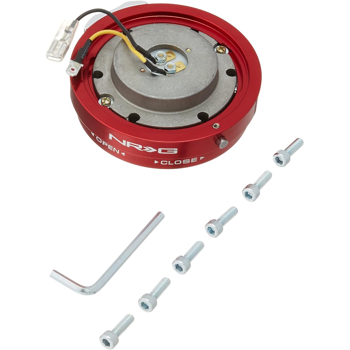 NRG Innovations SRK-400R Red Thin Quick Release