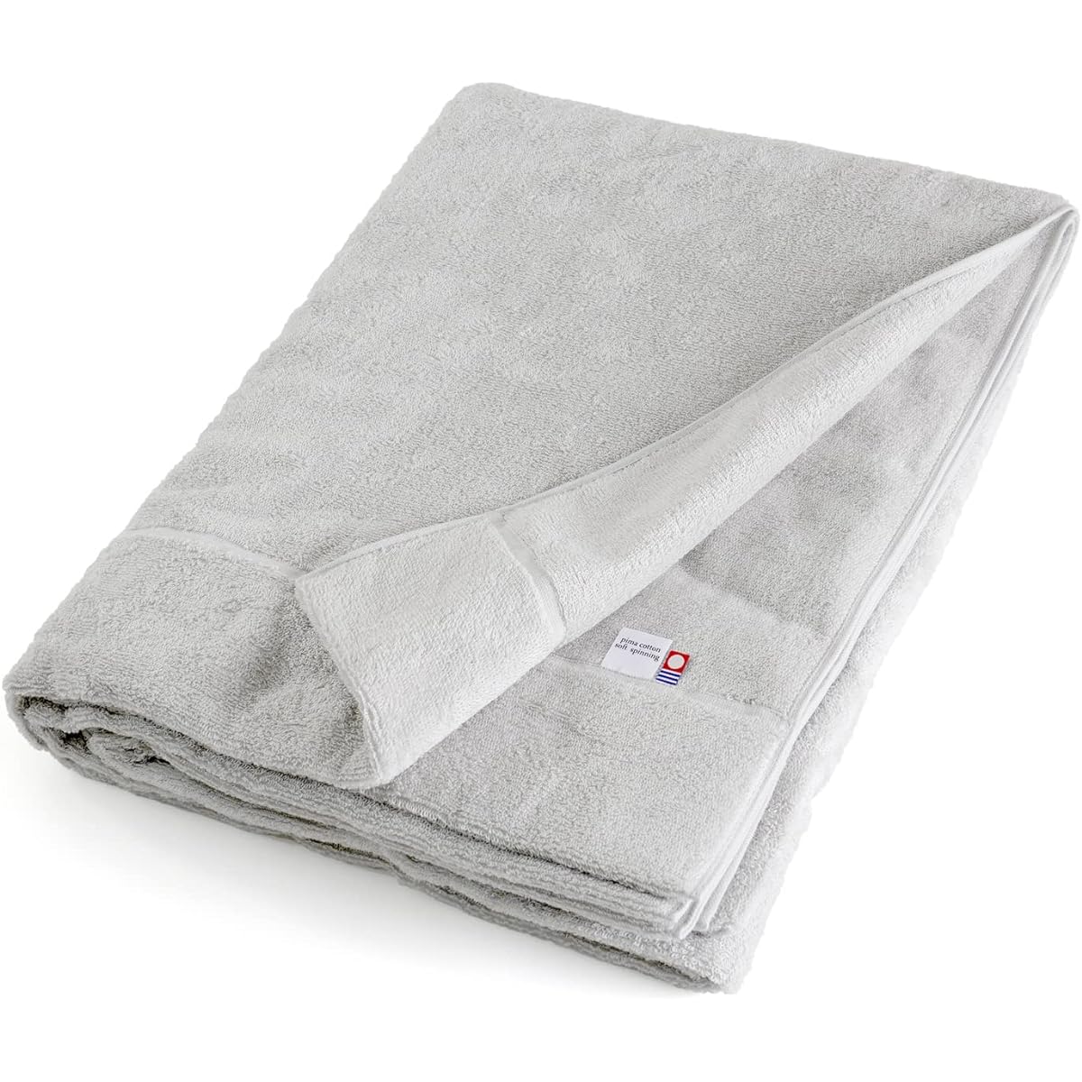 oruta Imabari certified towel blanket, fluffy pima air blanket, 140 x 190 cm, made in Japan (gray)