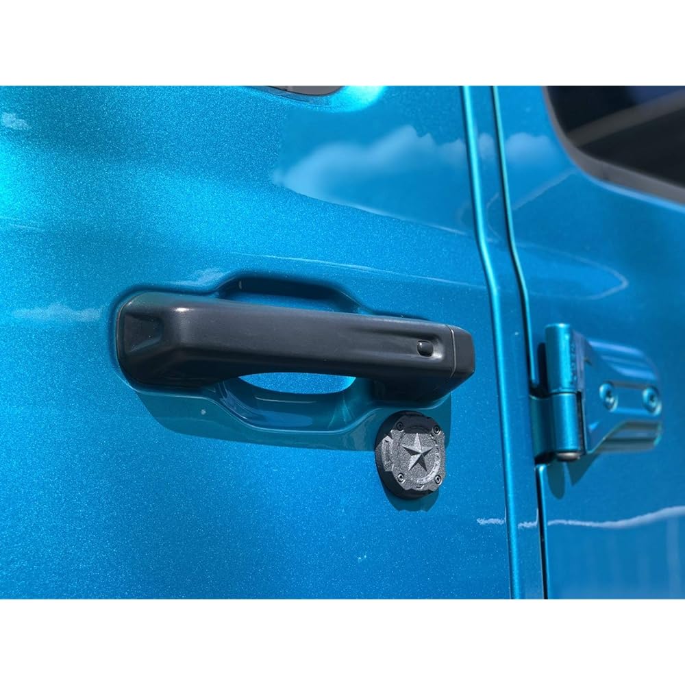 JEPPESEN Key Cylinder Cover (Set of 3) (Jeep Wrangler JK,JL)