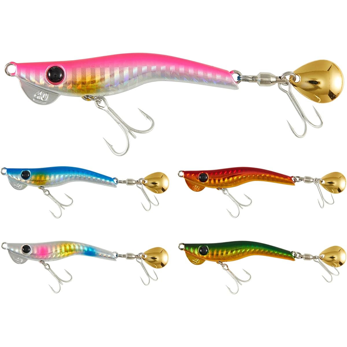 [KOKO Lure] Metal Jig Lure Sea Bass Blade Jig Spanish Mackerel 19G 28G 40G Spintail Jig Set Flounder Blue Fish KK-SP
