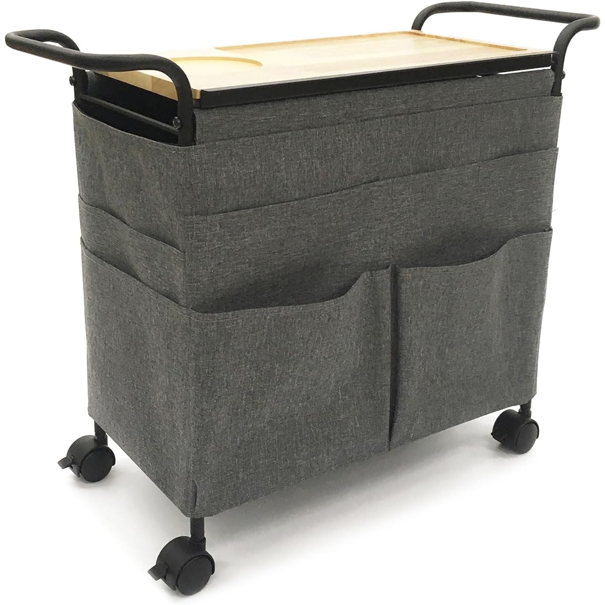 Toyo Case gute side wagon gray with casters living storage size: approx. W41 D21.1 H38.5