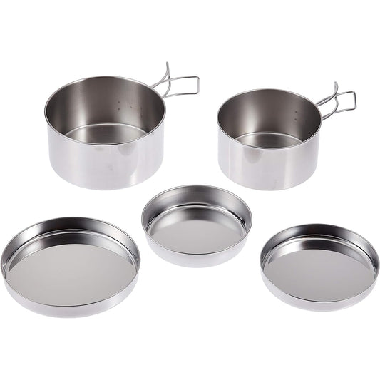 CAPTAIN STAG Camping Tableware Set Boxed