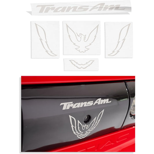Trans Am TA-RO-RLS Pontiac Firebird Trans Am 1993-2002 Rear Panel Overlay Silver