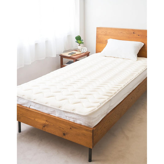 Washable and easy to dry 100% cotton fabric V-Lap® body pressure dispersion bed pad bed pad (single)